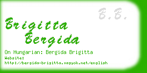 brigitta bergida business card